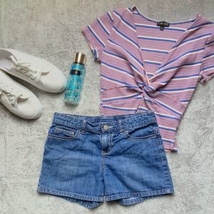 Old Navy Medium-Blue Wash Denim Shorts